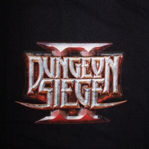 Dungeon Siege II tee shirt 2005 vintage promo for PC video game